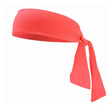 Womens Men Bandanas Head Tie Sports Headband Running Tennis Athletics