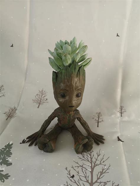 3D Printed Groot Plant Pot Etsy