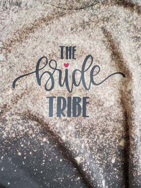 Bride Tribe T Shirt Bridesmaids Shirt Wedding Bachelorette Etsy