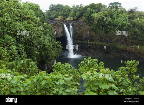 Elk Hawaii Big Island Hilo Rainbow Falls Stock Photo Alamy