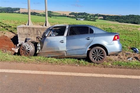 Jovem Perde A Vida Ao Colidir Em Estrutura De Concreto Na PR 459