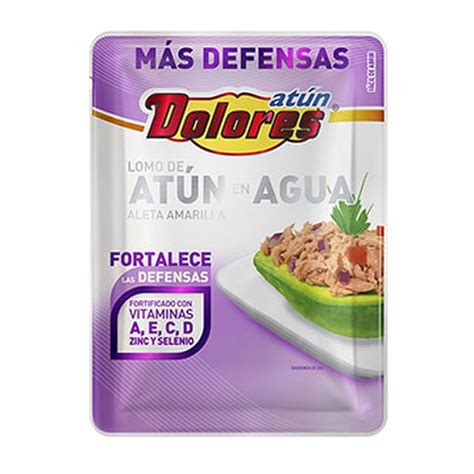 Atún Dolores Más Defensas En Agua Pouch 74g Soriana