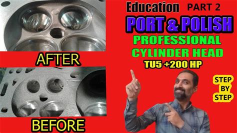 Step By Step Tutorial On Tu Cylinder Head Porting And Polishing For