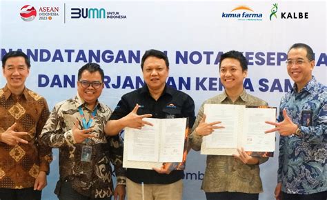 Read News Kimia Farma Kalbe Farma Teken Mou Di Bidang Layanan