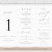 Script Wedding Tri Fold Table Number Tri Fold Table Menu Etsy