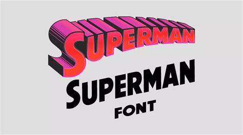 Superman Font Free Free Fonts Vault