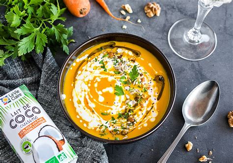 Soupe De Carottes Au Lait De Coco Et Curcuma La Vie Claire