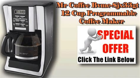 Mr Coffee Bvmc Sjx Gt Mr Coffee Cup Programmable Coffee Maker