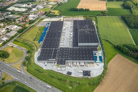 Hamm Von Oben Geb Udekomplex Und Logistikzentrum Auf Dem Gel Nde