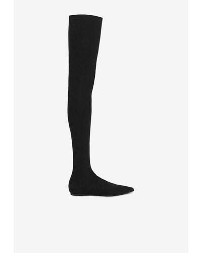 Dolce Gabbana Over The Knee Boots For Women Online Sale Up To