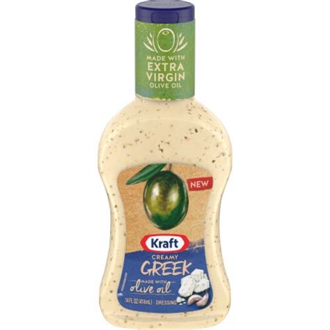 Kraft Creamy Greek Dressing With Olive Oil 14 Fl Oz Ralphs