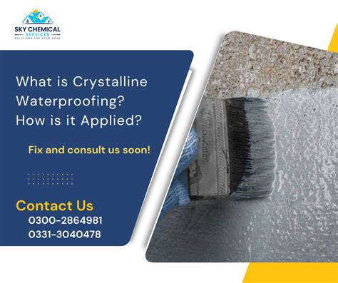 What Is Crystalline Waterproofing How Is It Applied