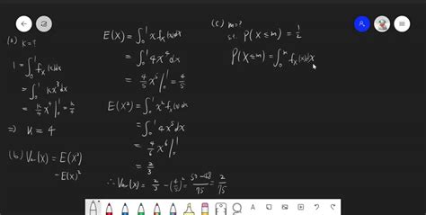 SOLVED A Random Variable X Has Pdf Given By F Z Cvi I 1 9