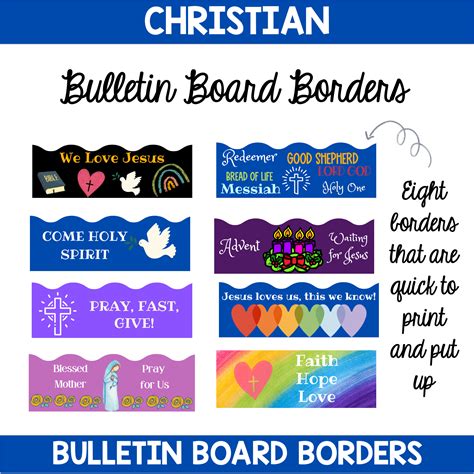 Christian Bulletin Board Borders Set Made By Teachers