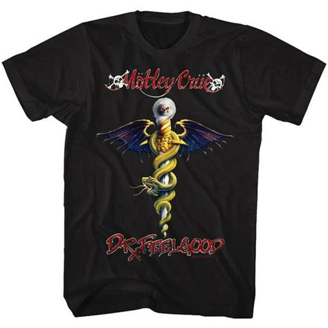 American Classics Motley Crue Dr Feelgood Classic Black Adult T