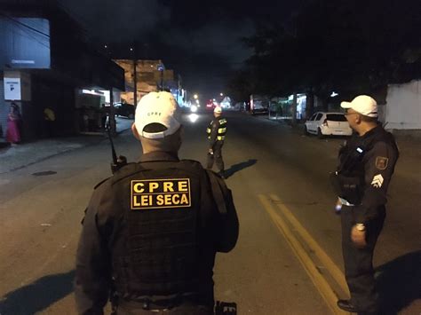 Operação Lei Seca prende 3 motoristas por embriaguez ao volante em