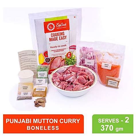 Buy Ezycook Punjabi Mutton Curry Boneless Ready To Cook Non Veg