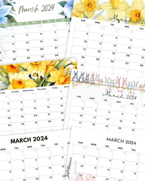 March Calendar Printable Free Wording Dahlia Kevina