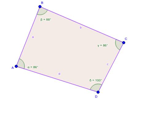 Сума кутів чотирикутника – GeoGebra