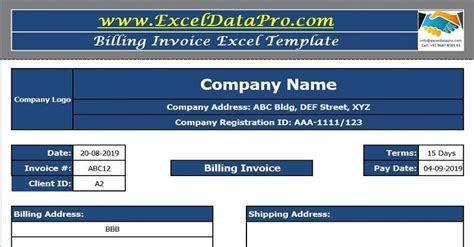 Blank Invoice Excel Template Free Methods Easy Steps Off