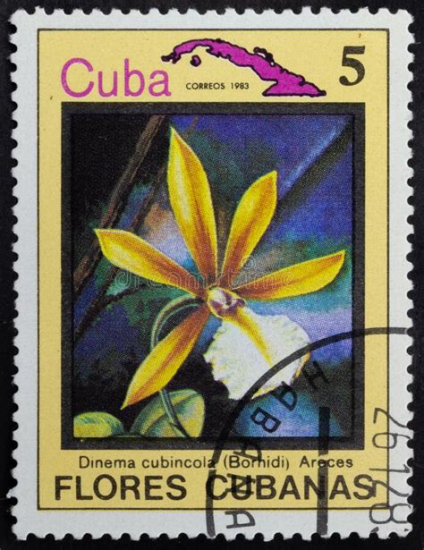 Postage Stamp Republic Of Cuba Editorial Photography Image Of