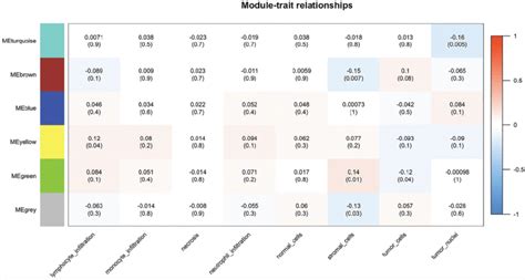 Module Patient Trait Associations The Relationship Between Modules And