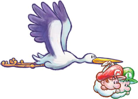 Filestork And Babies Artwork Yoshis New Islandpng Super Mario