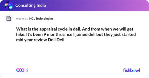 What Is The Appraisal Cycle In Dell And From When Fishbowl