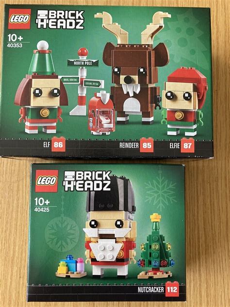 Sets Lego Brickheadz Christmas Reindeer Elf Elfie