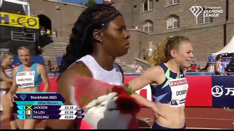 Watch Shericka Jackson Wins M Stockholm Diamond League I Am A