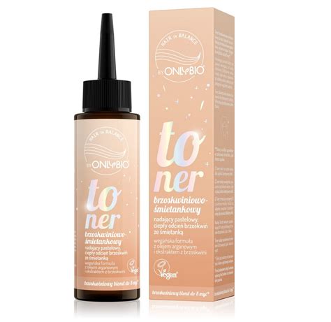 OnlyBio Hair In Balance Toner brzoskwiniowo śmietankowy do włosów