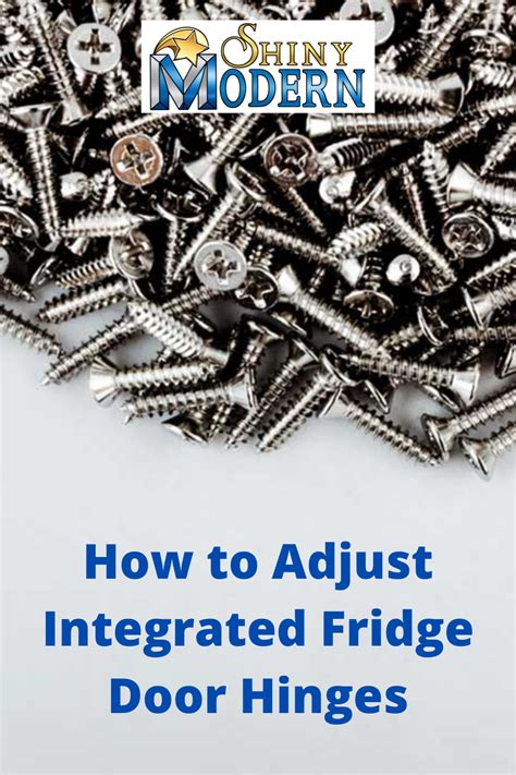 How To Adjust Integrated Fridge Door Hinges Fridge Door Door Hinges Integrated Fridge