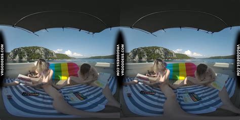 Nude Afternoon On A Yacht Painting Art Creative Porn Ingrida And Diana VRGoddess Virtual