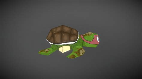 Low Poly Turtle 3d Model By Ashtronaut Nightyknight 7f9e85d