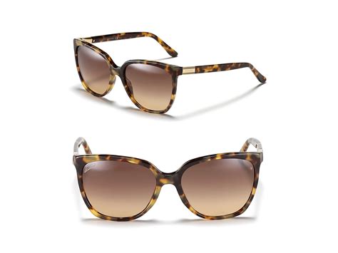 Gucci Havana Rounded Wayfarer Sunglasses In Brown Havana Lyst