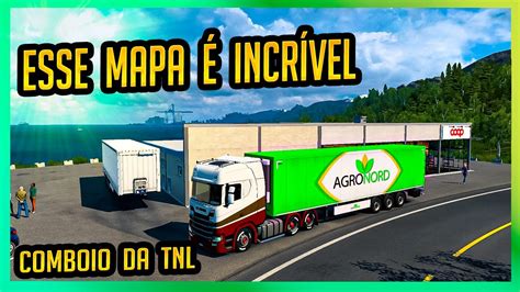 Mapa Promods Incr Vel Comboio Da Tnl Multiplayer Ets No Mapa