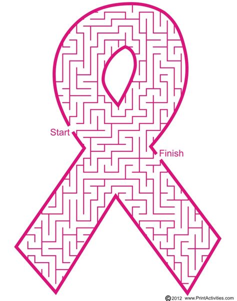 Breast Cancer Awareness Printable Games Clip Art Library