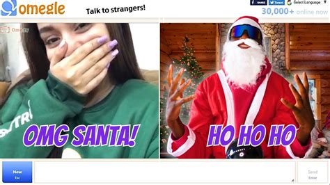 Black Santa Gives Funny Presents On Omegle Crazy Youtube