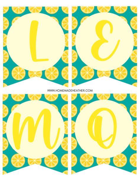 Free Lemonade Stand Printables » Homemade Heather