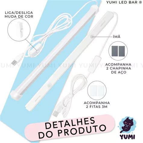 Lumin Ria De Led L Mpada Bast O Usb Branco Frio E Quente Venda Em S O