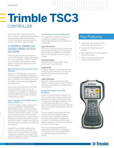 Trimble R10 - Trimble - PDF Catalogs | Technical Documentation | Brochure