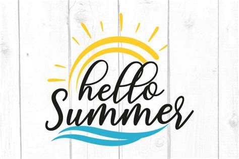 Hello Summer Svg Graphic By Joshcranstonstudio Creative Fabrica