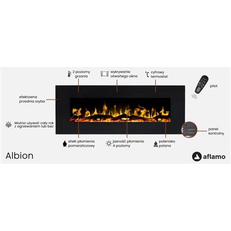 Albion Aflamo Led Wandkamin