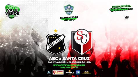 ABC X SANTA CRUZ DE NATAL AO VIVO NA FM TV VALE VERDE YouTube