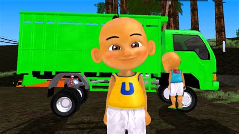 UPIN IPIN SENANG SEKALI MENEMUKAN TRUK OLENG HIJAU DI KAMPUNG OPAH GTA