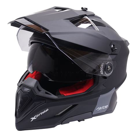 Axor X Cross Plain Adventure Motorcycle Helmet Bdla Motorbikes