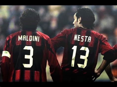 Paolo Maldini and Alessandro Nesta The Art Of Defence - YouTube