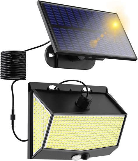 Luce Solare Led Esterno Con Sensore Di Movimento 4 Modes Faretti