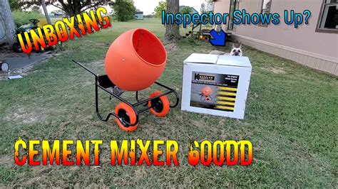 Unboxing And Assembly Of A Kushlan 600dd Cement Mixer 60 Cu Ft Youtube