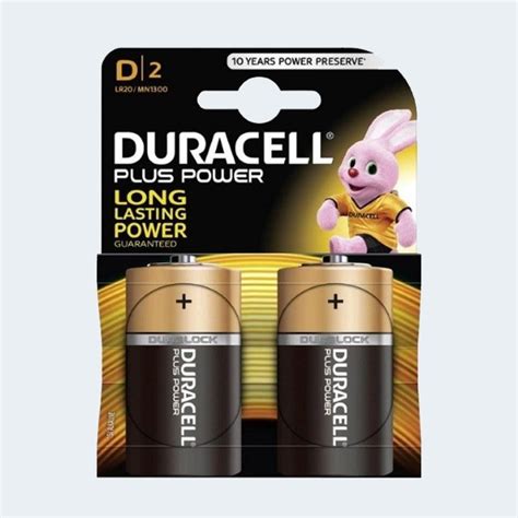 Battery DuraCell D-Size LR20-MN1300 2PCS